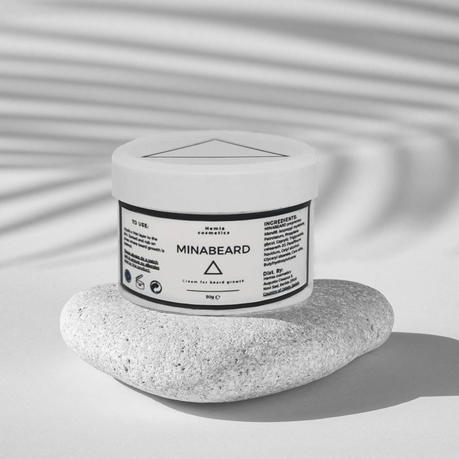 MINABEARD 50g - Best Cream for Beard Growth | Hemiacosmetics