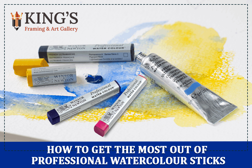 How to: get the most out of professional watercolour sticks - Blog