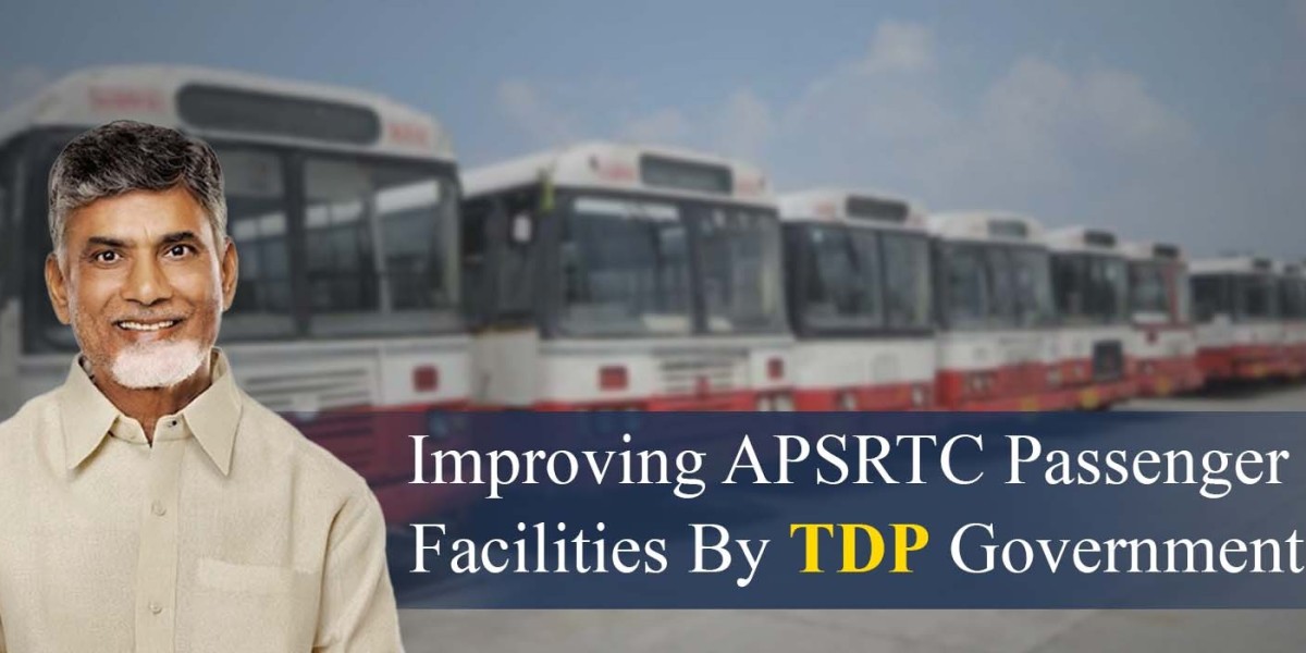 Improving APSRTC Passenger Facilities By TDP Government