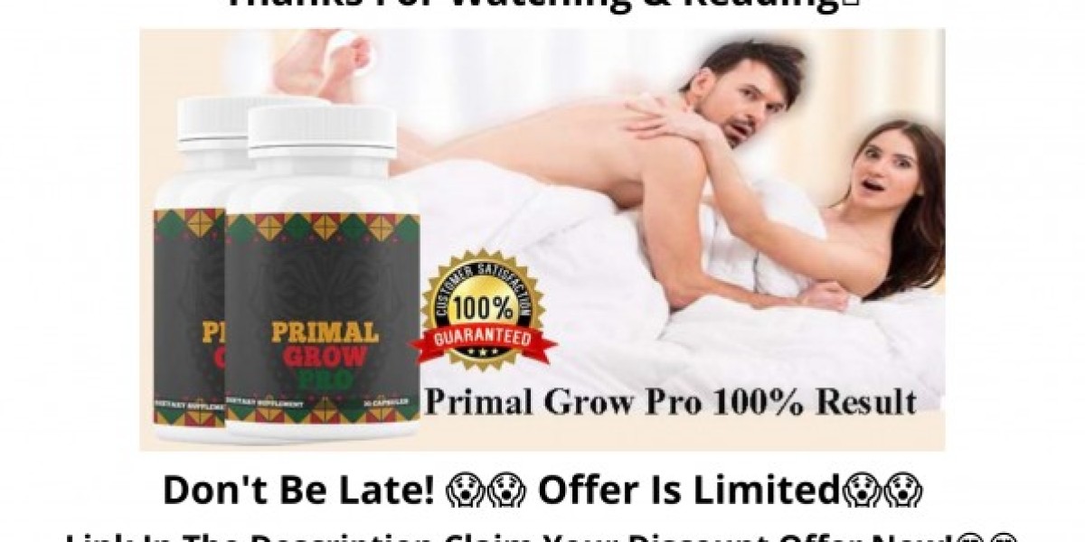 Primal Grow Pro: Elevating Men's Sexual Health Naturally