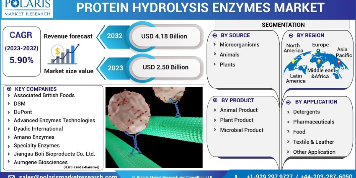 Protein Hydrolysis Enzymes Market: Discovering the Phenomenal Facts and Global Size & Share Analysis by 2032