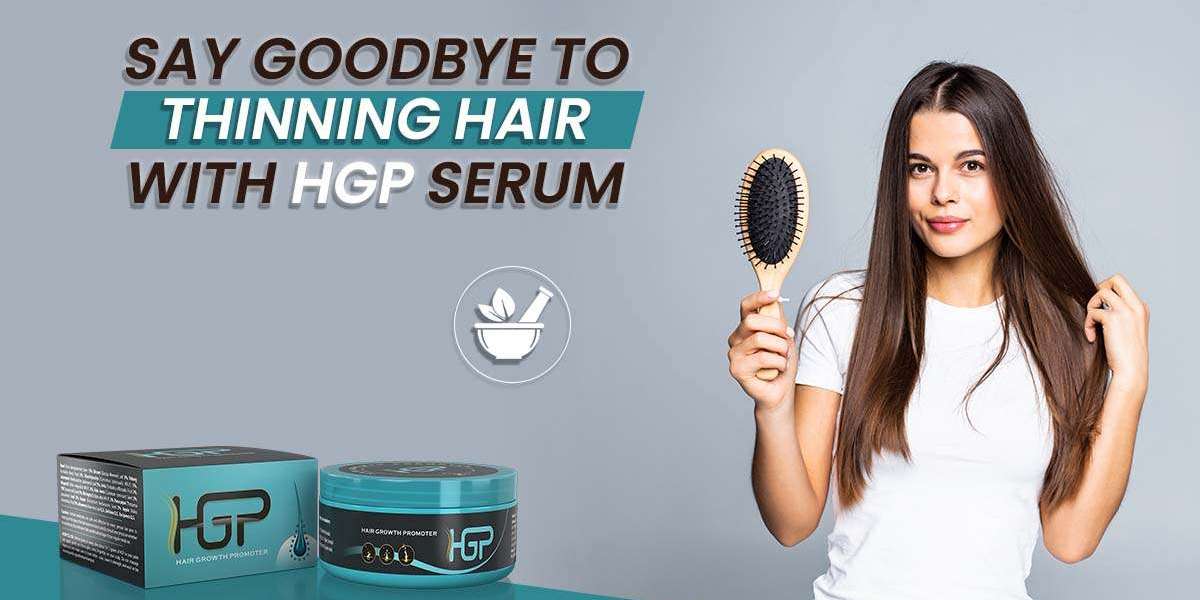 Say Goodbye to Thinning Hair with HGP Serum