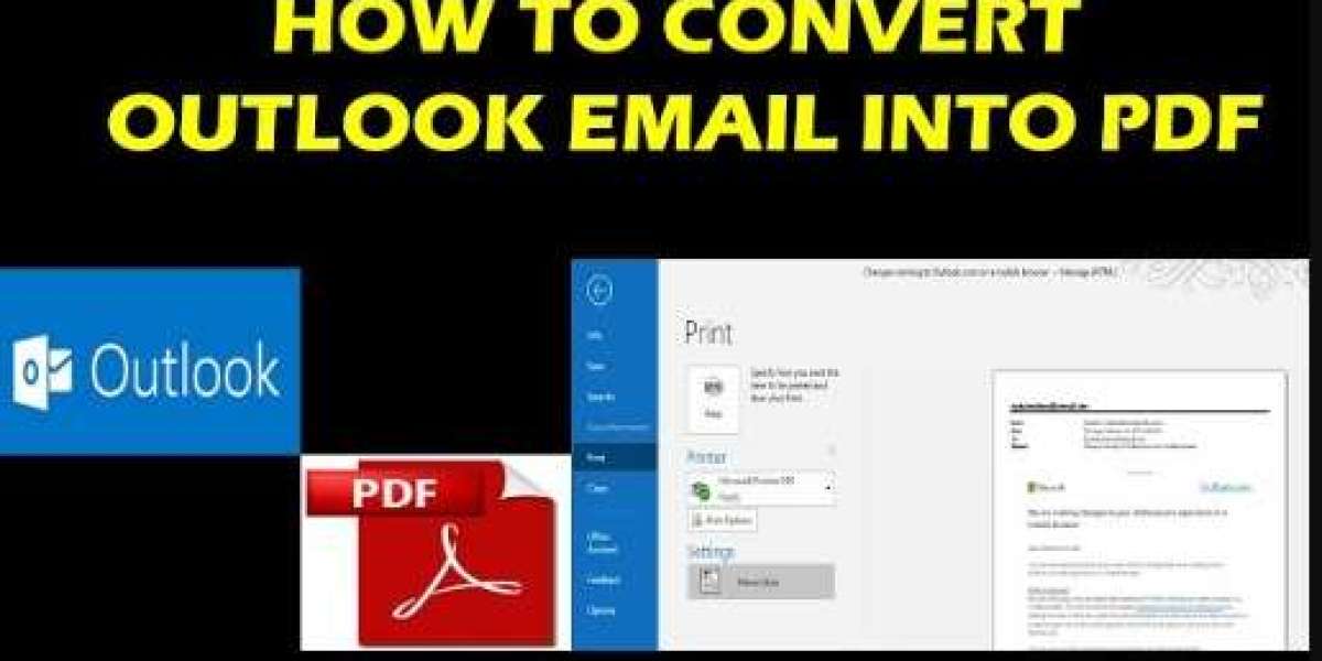 How do I Save multiple Outlook emails as a PDF?