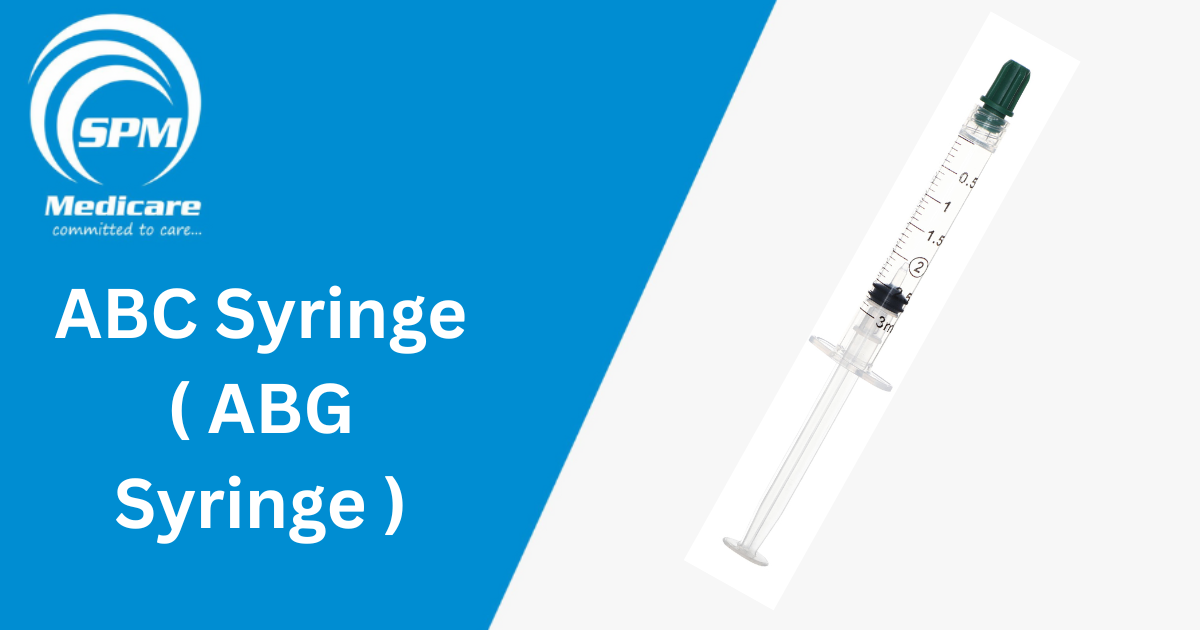 Abg Syringe | Abg Syringe by SPM Medicare: Revolutionizing Healthcare | SPM Medicare