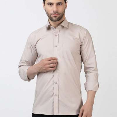 Buy Light French Beige Shirt for Men Online Profile Picture