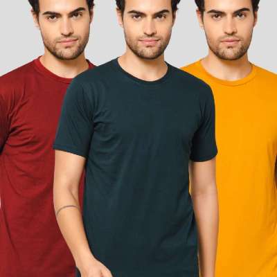 Buy Combo Pack Crew Neck T-shirt Online at an Affordable Price Profile Picture