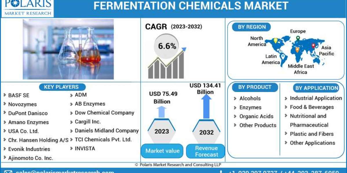Fermentation Chemicals Market Overview, Size, Region in Share, New Innovations, Trends and Forecast 2032