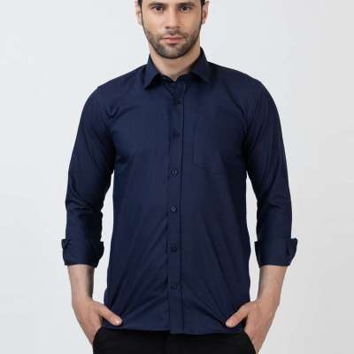 Buy Navy Blue Shirt for Men Online Profile Picture