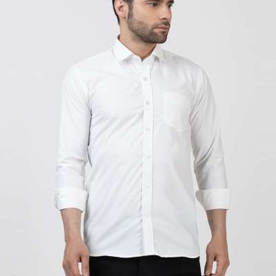 Buy Pearl White Shirt for Men Online Profile Picture