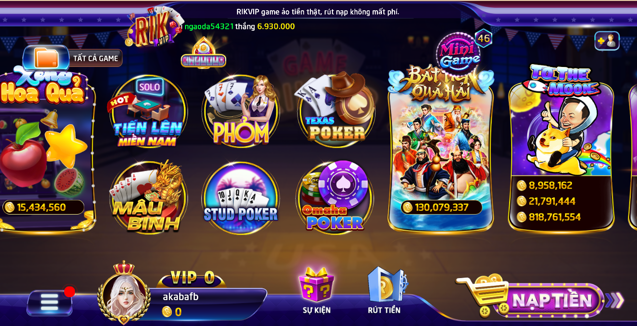 Đánh giá trải nghiệm game bài Phỏm tại cổng game Rikvip