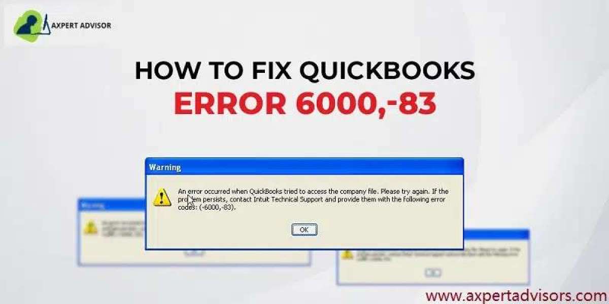 Resolve QuickBooks Error Code 6000, 83 (Effective Steps)