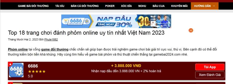 Top15gamebài đổithưởng