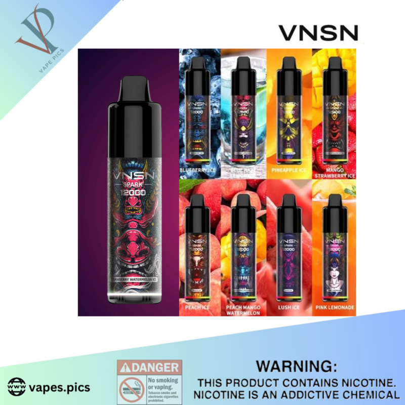 BEST VNSN SPARK 12000 PUFFS DISPOSABLE VAPE IN UAE