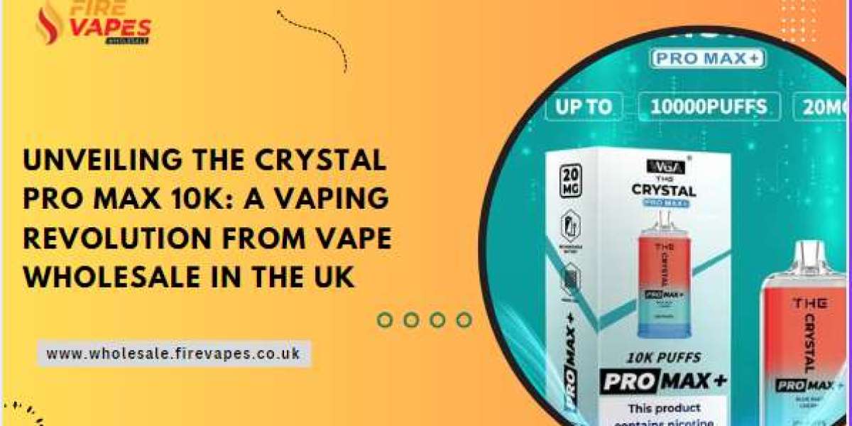 Unveiling the Crystal Pro Max 10K: A Vaping Revolution from Vape Wholesale in the UK