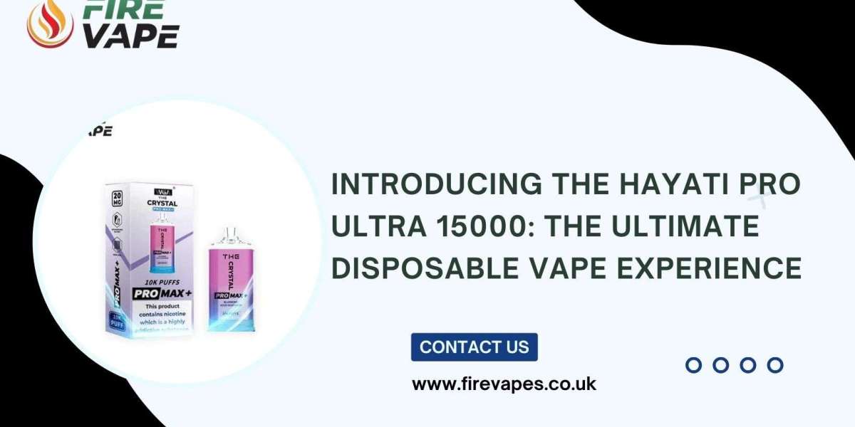 Introducing the Hayati Pro Ultra 15000: The Ultimate Disposable Vape Experience