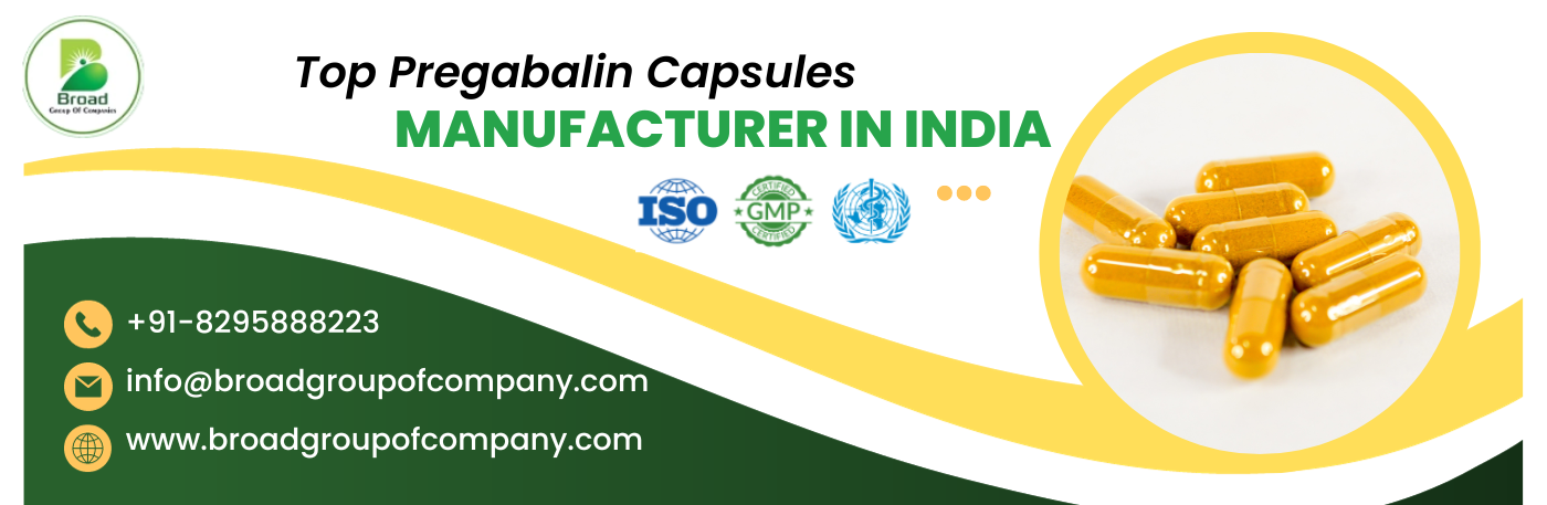 Top #1 Pregabalin Capsules Manufacturer in India | Suppliers