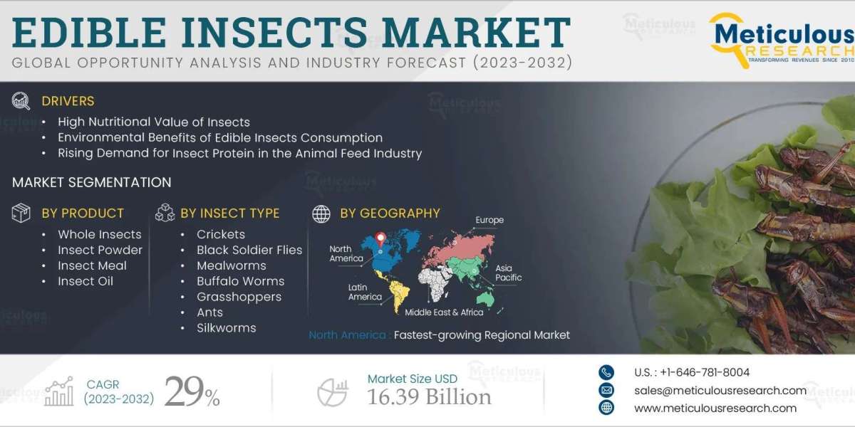Edible Insects Market Growth, Size & Global Trends to 2032