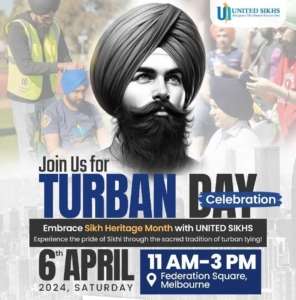 UNITED SIKHS Australia Hosts Turban Day Celebration at Federation Square