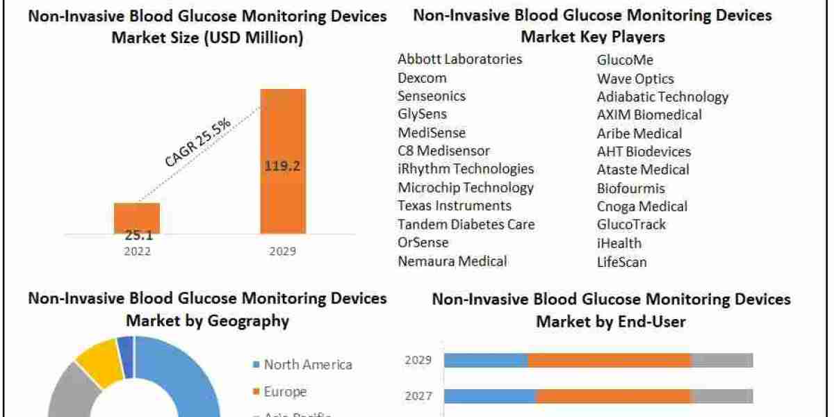 ​​​Non-Invasive Blood Glucose Monitoring Devices Market Segmentation, Trends, Regional Outlook and Forecast to 2029