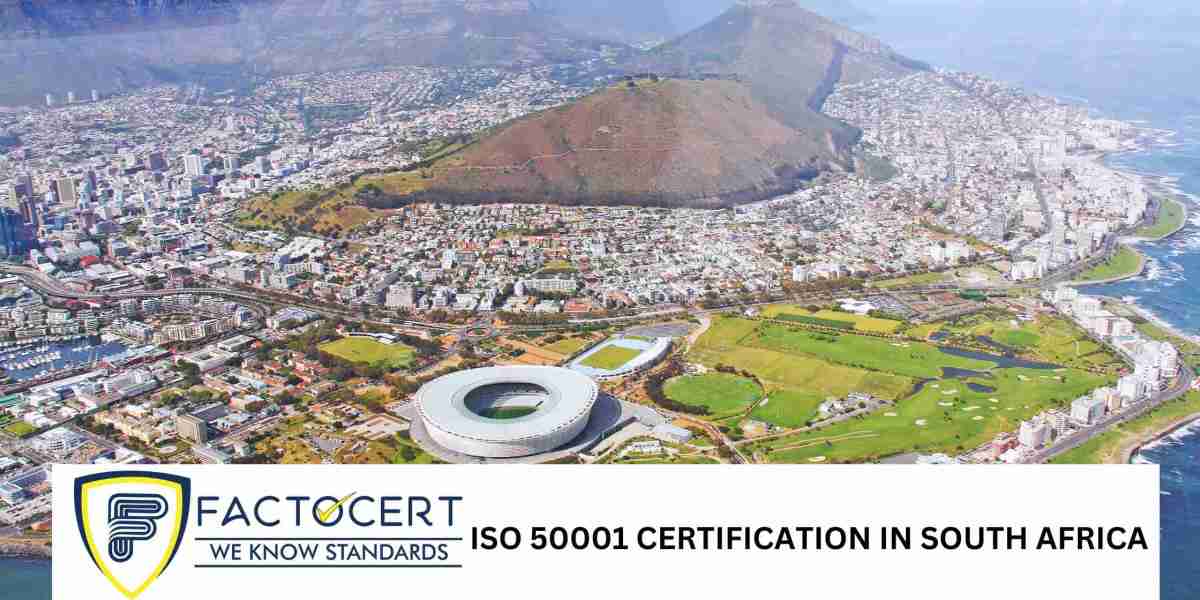 What are the ecological advantages of ISO 50001 certification in South Africa?