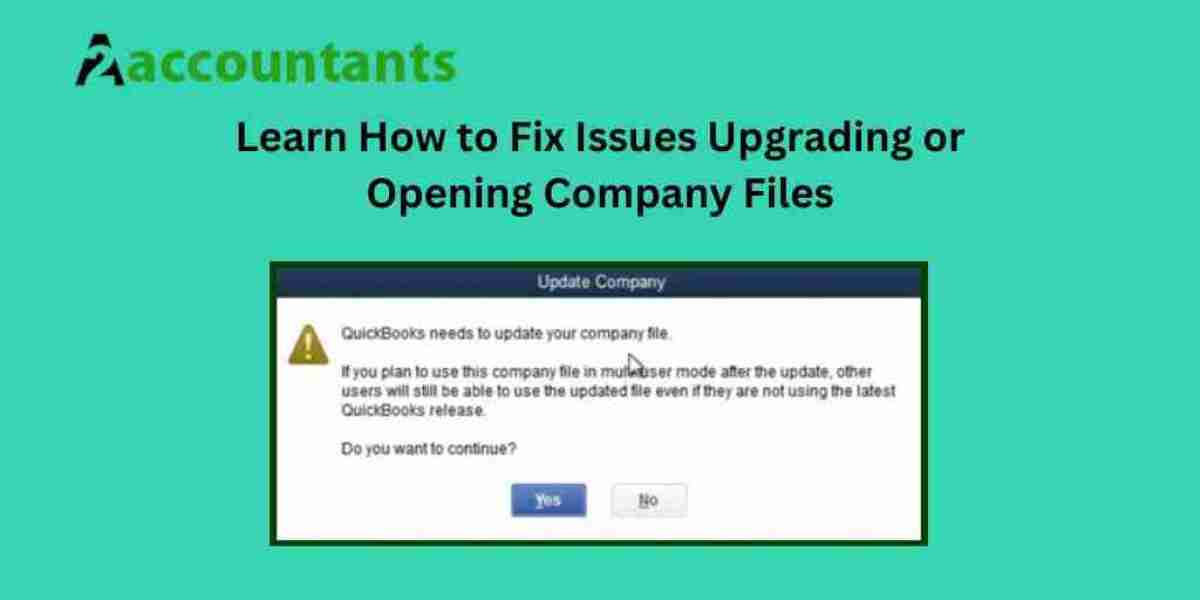 Learn How to Fix Issues Upgrading or Opening Company Files