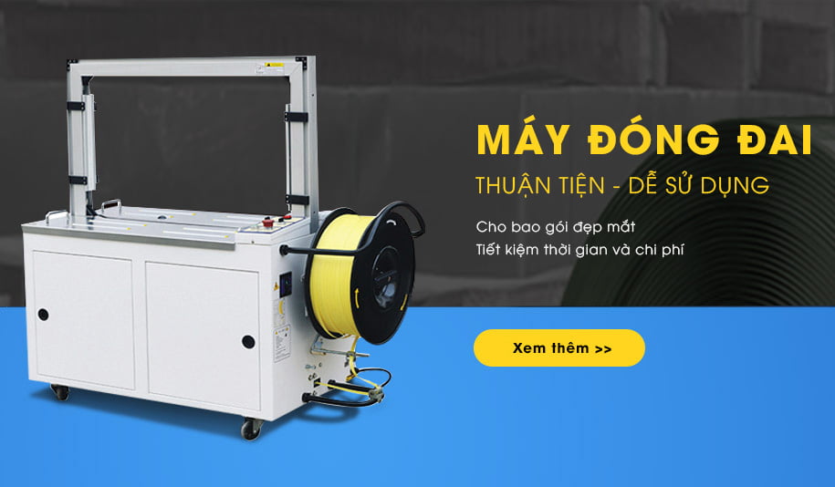 Máy Đóng Đai Thùng Trong Quy Trình Đóng Gói và Vận Chuyển