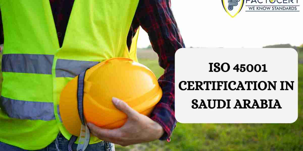What are the main steps involved in achieving ISO 45001 certification in Saudi Arabia?