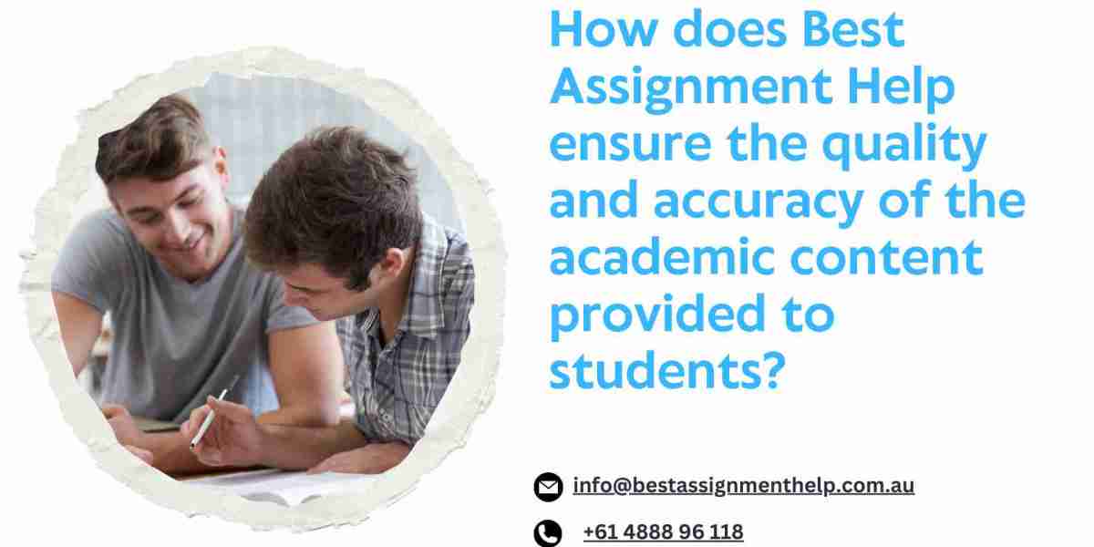 How does Best Assignment Help ensure the quality and accuracy of the academic content provided to students?