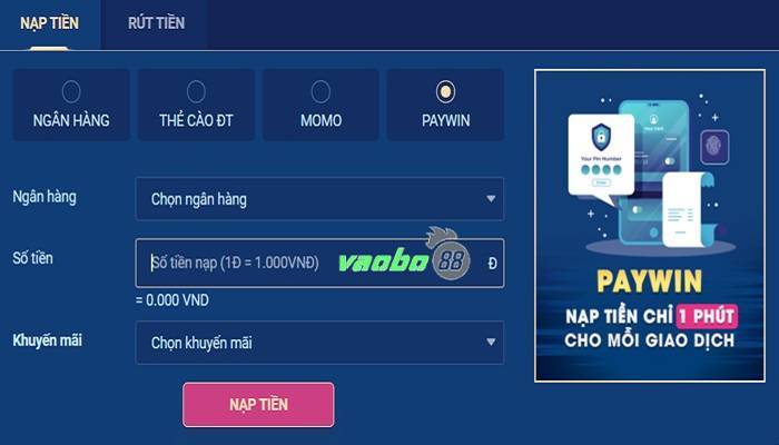 Hướng dẫn nạp tiền - Rút tiền nhà cái One88 nhanh nhất