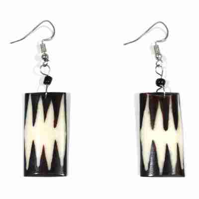 Buy Now Hand Made Zebra Striped African Earrings Profile Picture