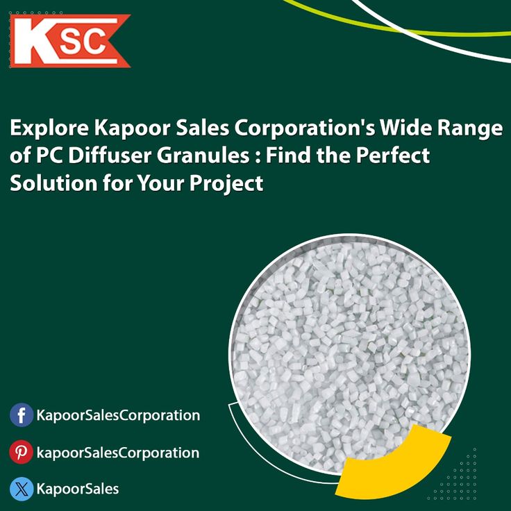 Explore Kapoor Sales Corporation's Wide Range of PC Diffuser Granules in 2024 | Diffuser, Corporate, Projects