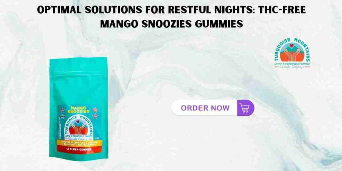 Optimal Solutions for Restful Nights: THC-Free Mango Snoozies Gummies