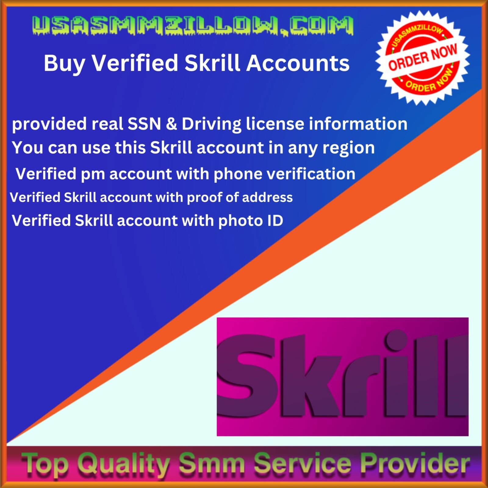 Buy Verified Skrill Accounts - 100% Safe & Verified