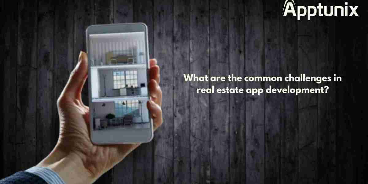 What are the common challenges in real estate app development?