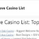 Inclave Casino List