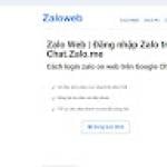 Zalo Web Đăng nhập Zalo trên PC Online Chat Zalo me