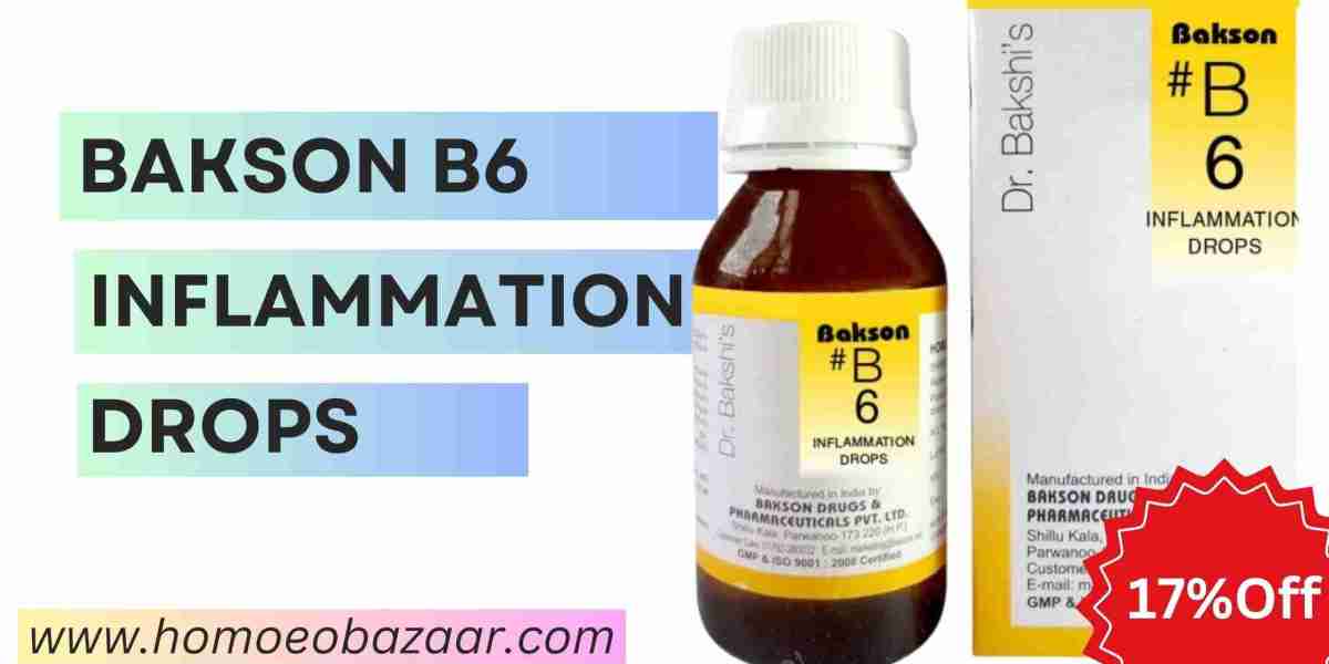 Bakson B6 Inflammation Drops: Benefits and Uses | Homoeobazaar