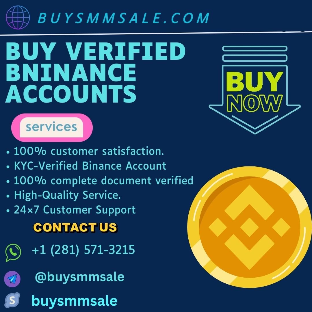 Buy Verified Binance Accounts - buy Binance Accounts buysmmsale