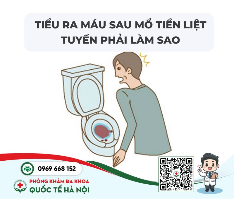 Biến chứng tiểu ra máu sau mổ tiền liệt tuyến nguy hiểm như thế nào?