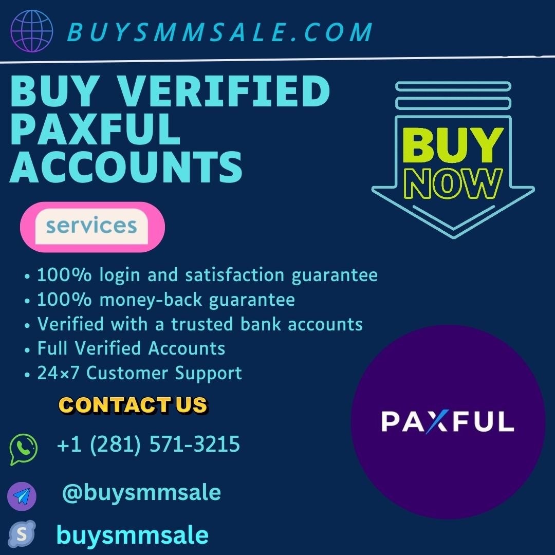 Buy Verified Paxful Accounts - Paxful buysmmsale