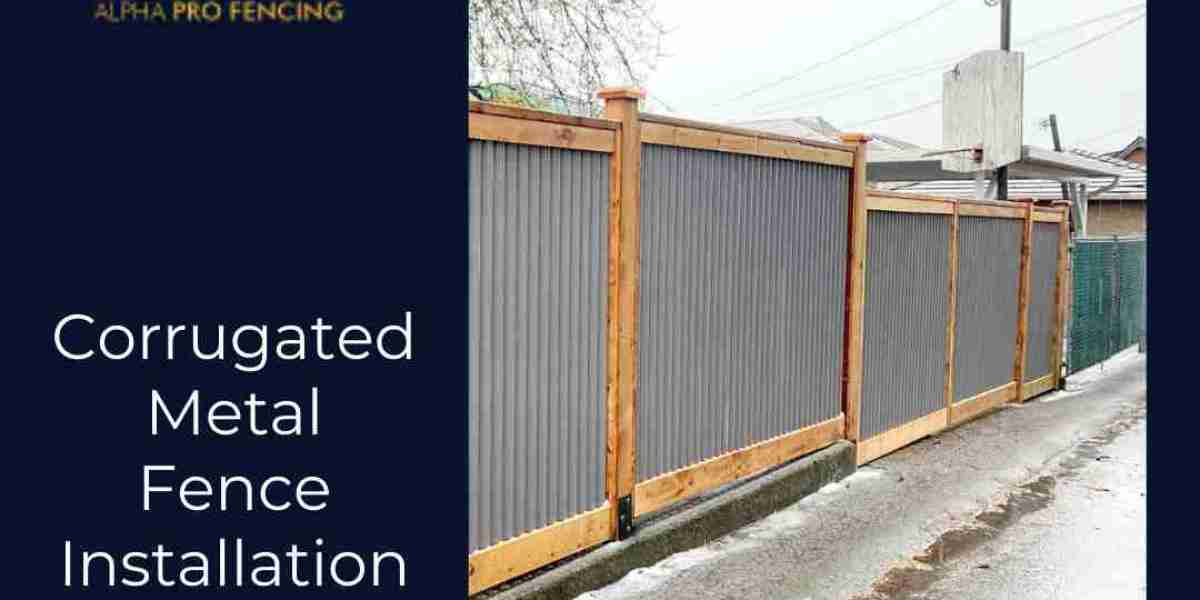 Top-Rated Corrugated Metal Fence Installation by Alpha Profencing