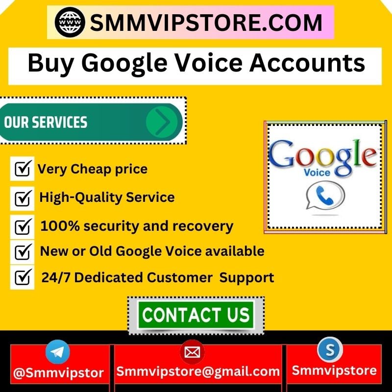 Buy Google Voice Account - Real USA Verified Number