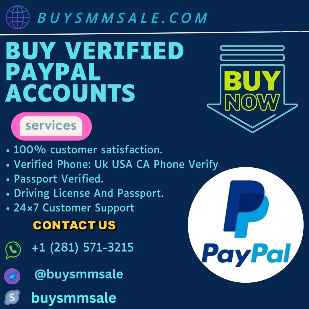 Buy Verified PayPal Accounts Online - Secure Transactions