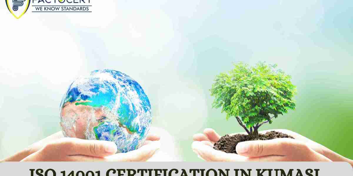 What are the key benefits of obtaining ISO 14001 certification for businesses in Kumasi?