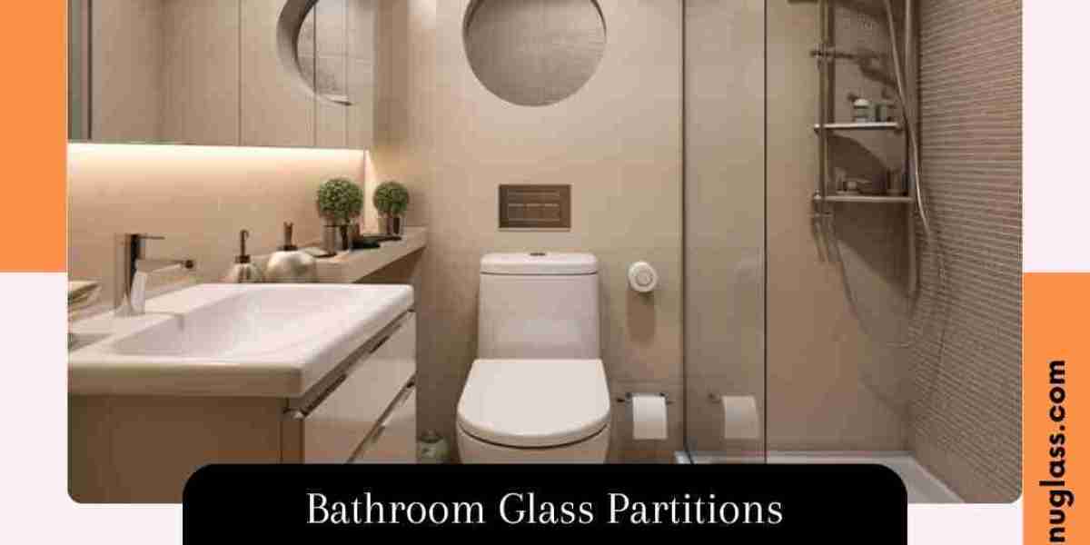 Bathroom partition glass