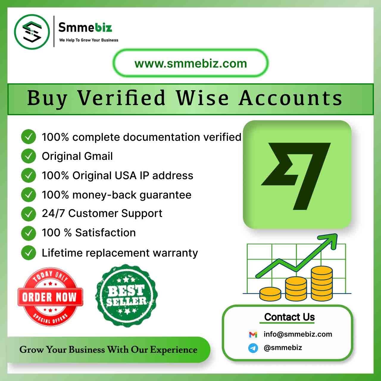 Buy verified Wise accounts - Smme Biz