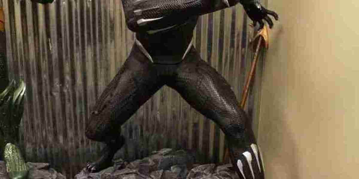 Black Panther Statue - Archadia Furniture