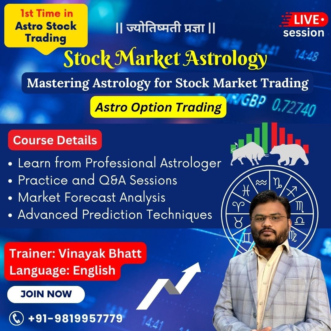 Stock Market Trading Astrology Course By Vinayak Bhatt