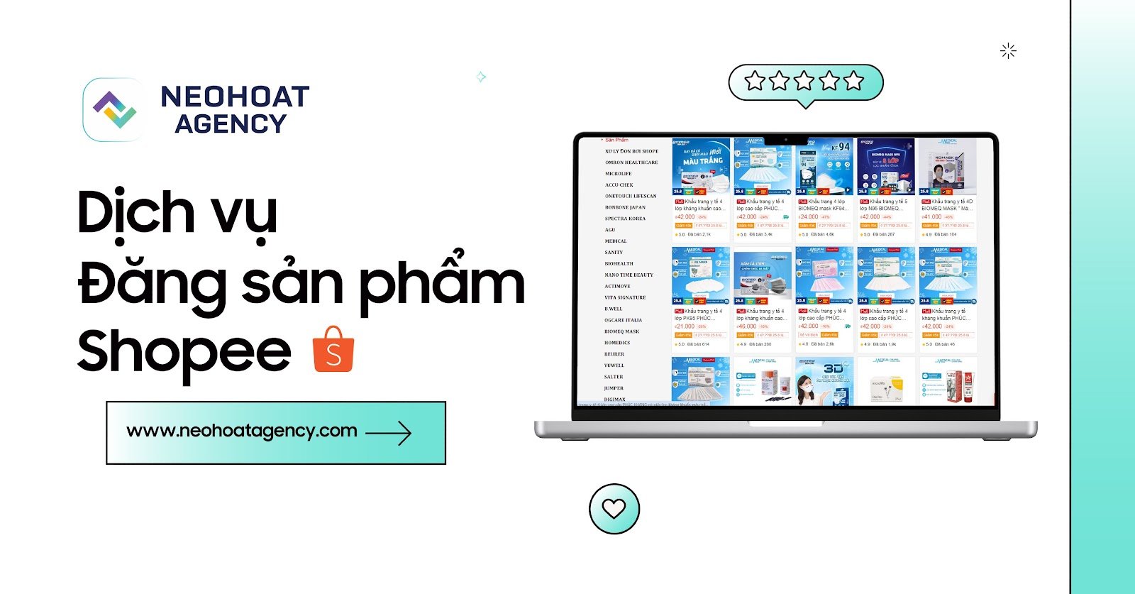 Dịch vụ đăng bài Shopee chuẩn SEO