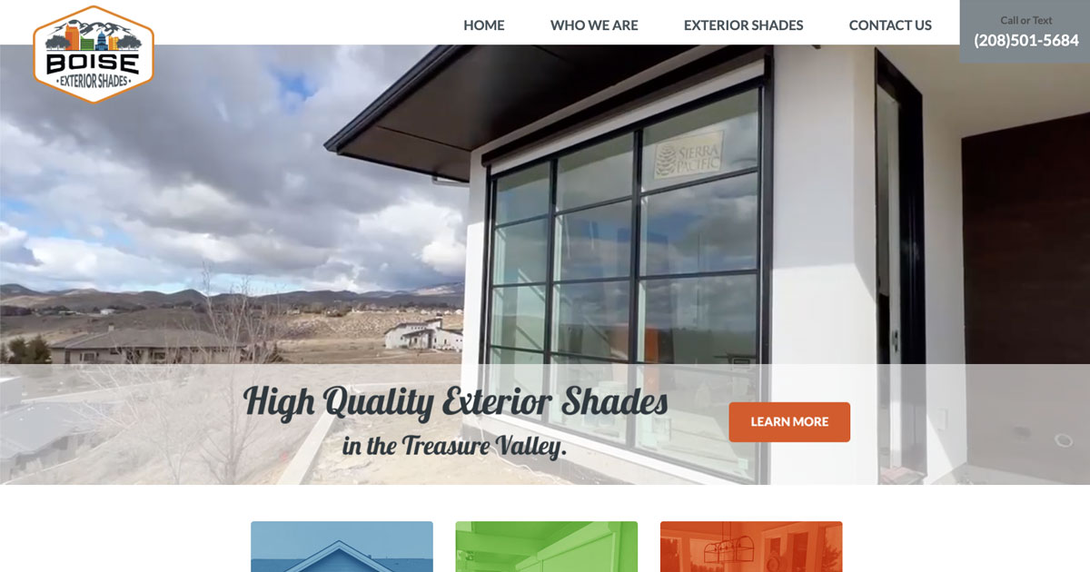 Boise Exterior Shades - High Quality Exterior Shades in the Treasure Valley